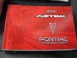 2001 Pontiac Aztek AWD Books/Manuals