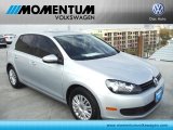 2011 Reflex Silver Metallic Volkswagen Golf 4 Door #52256478