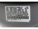 2009 Odyssey Color Code for Silver Pearl Metallic - Color Code: NH678M