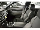 2012 BMW 7 Series 750i Sedan Black Interior