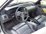 1989 Ford Mustang Saleen SSC Fastback Saleen Grey/White/Yellow Interior