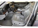 2000 BMW 7 Series 750iL Sedan Grey Interior