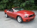 2010 Red Candy Metallic Ford Mustang V6 Convertible #52310778