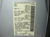 2009 Xterra Color Code for Silver Lightning - Color Code: K12