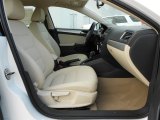 2012 Volkswagen Jetta TDI Sedan Cornsilk Beige Interior
