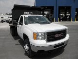 2011 GMC Sierra 3500HD Work Truck Regular Cab Chassis Dump Truck Front 3/4 View