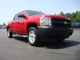 2008 Chevrolet Silverado 1500 Work Truck Crew Cab 4x4 Front 3/4 View