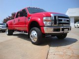 2008 Red Clearcoat Ford F450 Super Duty Lariat Crew Cab 4x4 Dually #52310650