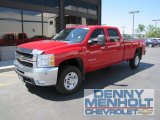 2010 Victory Red Chevrolet Silverado 2500HD LT Crew Cab 4x4 #52310659