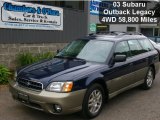 2003 Mystic Blue Pearl Subaru Outback Wagon #52310364