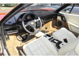 1986 Ferrari 328 GTS Cream Interior
