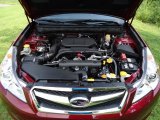 2011 Subaru Legacy 2.5i Limited 2.5 Liter SOHC 16-Valve VVT Flat 4 Cylinder Engine