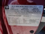 2009 Chevrolet HHR LS Info Tag