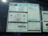 2011 Ford Edge Limited Window Sticker