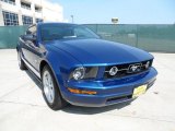 2008 Vista Blue Metallic Ford Mustang V6 Deluxe Coupe #52396110
