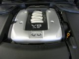 2009 Infiniti M 45 Sedan 4.5 Liter DOHC 32-Valve CVTCS V8 Engine