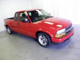 2003 Victory Red Chevrolet S10 LS Extended Cab #52396262