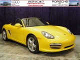 Speed Yellow Porsche Boxster in 2010