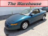 1993 Blue Green Saturn S Series SC2 Coupe #52453160