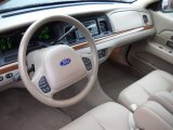 2004 Ford Crown Victoria LX Medium Parchment Interior