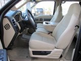 2008 Ford F250 Super Duty XLT Crew Cab 4x4 Camel Interior