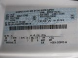 2007 E Series Van Color Code for Oxford White - Color Code: YZ