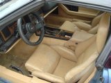 1984 Chevrolet Corvette Coupe Saddle Interior