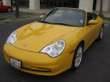 2002 Speed Yellow Porsche 911 Carrera 4 Cabriolet #52453271