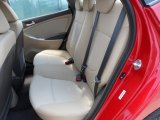2012 Hyundai Accent GLS 4 Door Beige Interior