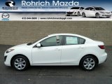 2011 Crystal White Pearl Mica Mazda MAZDA3 i Sport 4 Door #52453313