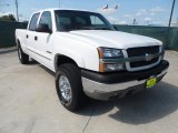 2003 Summit White Chevrolet Silverado 1500 LS Crew Cab 4x4 #52453586