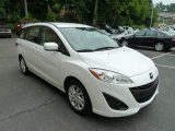 Crystal White Pearl Mica Mazda MAZDA5 in 2012