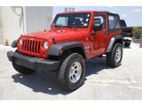 2007 Jeep Wrangler Flame Red