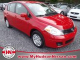 2011 Red Alert Nissan Versa 1.8 S Hatchback #52546904