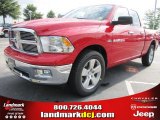 2011 Flame Red Dodge Ram 1500 Big Horn Quad Cab #52547413