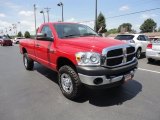 2008 Flame Red Dodge Ram 2500 SXT Regular Cab 4x4 #52547269