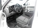 2011 GMC Sierra 3500HD Work Truck Crew Cab 4x4 Dually Dark Titanium Interior