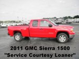 2011 Fire Red GMC Sierra 1500 SLE Extended Cab #52547941