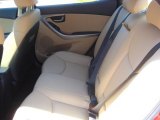 2012 Hyundai Elantra Limited Beige Interior