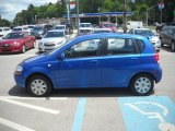 Bright Blue Metallic Chevrolet Aveo in 2005