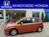 2007 Blaze Orange Metallic Honda Fit Sport #52598311