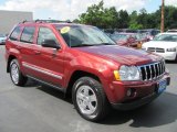 2007 Red Rock Crystal Pearl Jeep Grand Cherokee Limited 4x4 #52598685