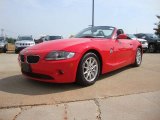 2005 Bright Red BMW Z4 2.5i Roadster #52598695