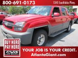 2002 Victory Red Chevrolet Avalanche 4WD #52598884