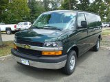 2011 Dark Green Metallic Chevrolet Express 2500 Work Van #52598192