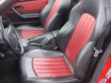 2002 Mercedes-Benz SLK 32 AMG Roadster Black/Crimson Red Interior