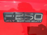 2003 Ford F250 Super Duty XLT SuperCab Marks and Logos