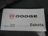 2008 Dodge Dakota SLT Crew Cab 4x4 Books/Manuals