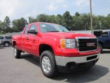 2011 Fire Red GMC Sierra 2500HD SLE Extended Cab 4x4 #52658799