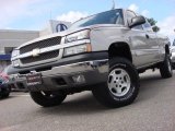 2004 Silver Birch Metallic Chevrolet Silverado 1500 LS Extended Cab 4x4 #52658553